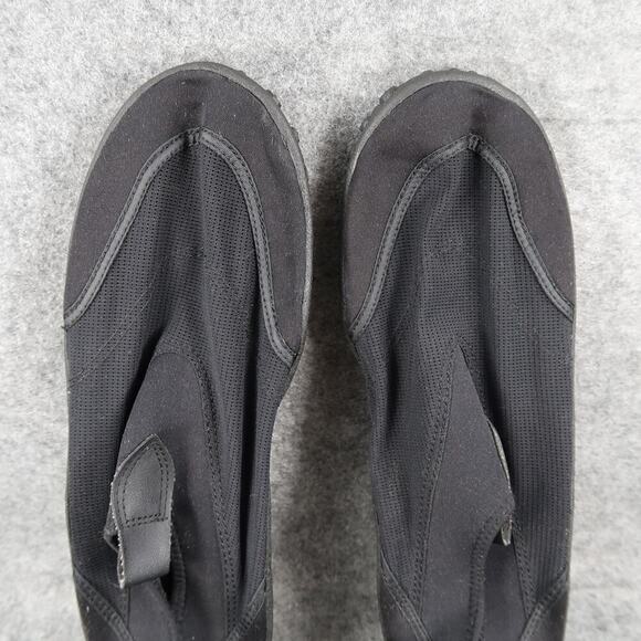 Laguna Water Shoes Mens 12 Slip On Flat Black Sport Casual Hard Sole Surf Beach - Picture 7 of 13